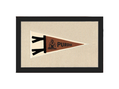 Americana Memories Vintage Pennants and Memorabilia Vintage Purdue Pennant