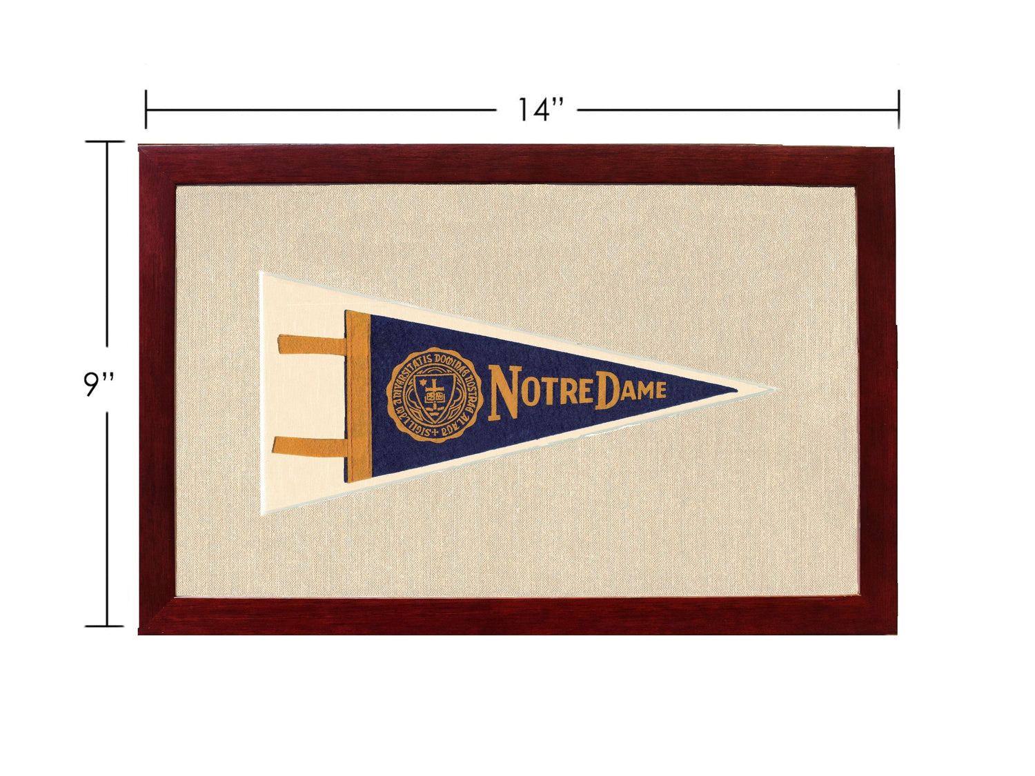 Americana Memories Vintage Pennants and Memorabilia Vintage Notre Dame Pennant