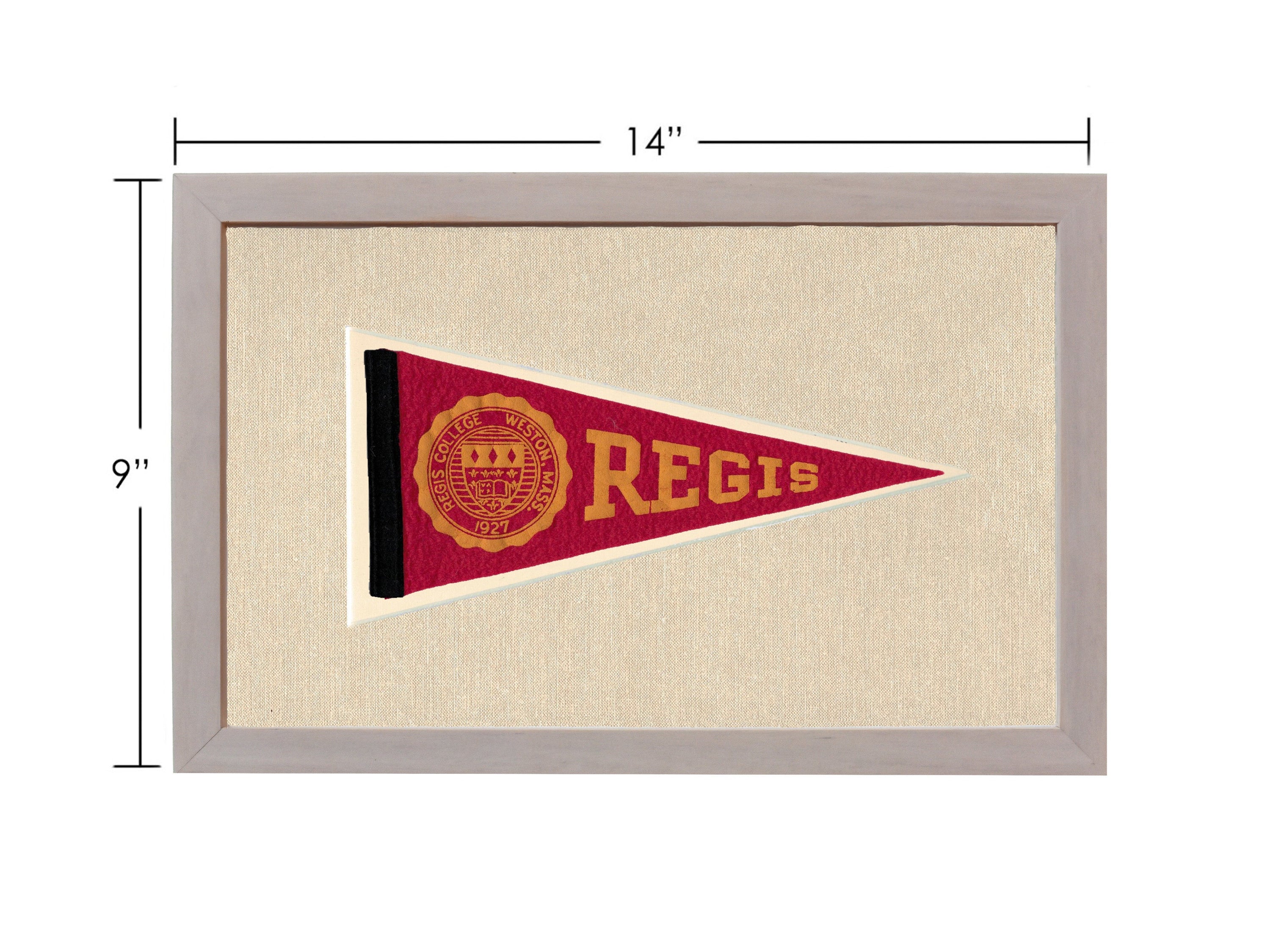 Vintage Regis College Pennant