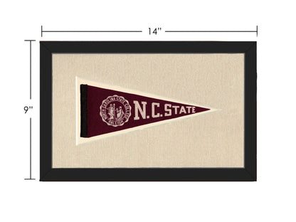 Americana Memories Vintage Pennants and Memorabilia Vintage NC State Pennant