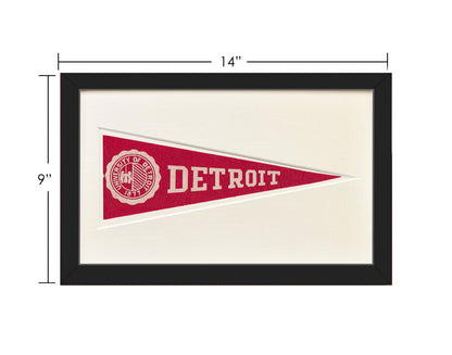 Vintage Detroit University Hormel Pennant