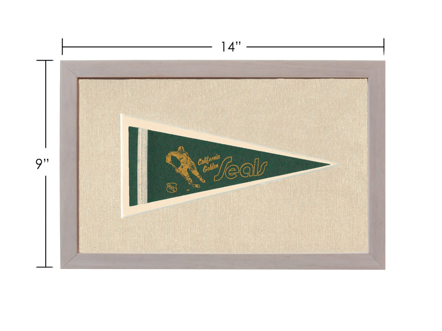Americana Memories Vintage Pennants and Memorabilia Vintage California Golden Seals Pennant