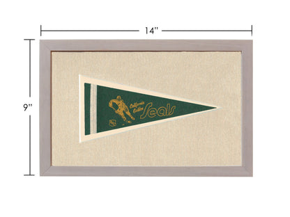 Americana Memories Vintage Pennants and Memorabilia Vintage California Golden Seals Pennant