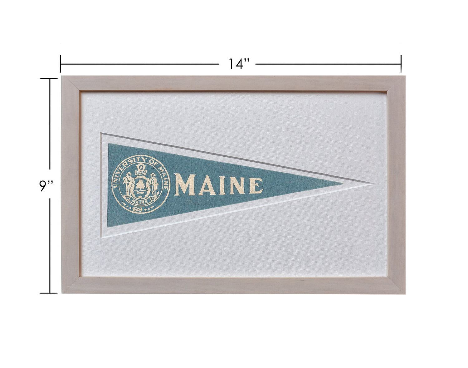 Vintage Maine University Hormel Pennant