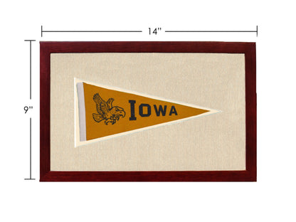 Americana Memories Vintage Pennants and Memorabilia Vintage University of Iowa Pennant