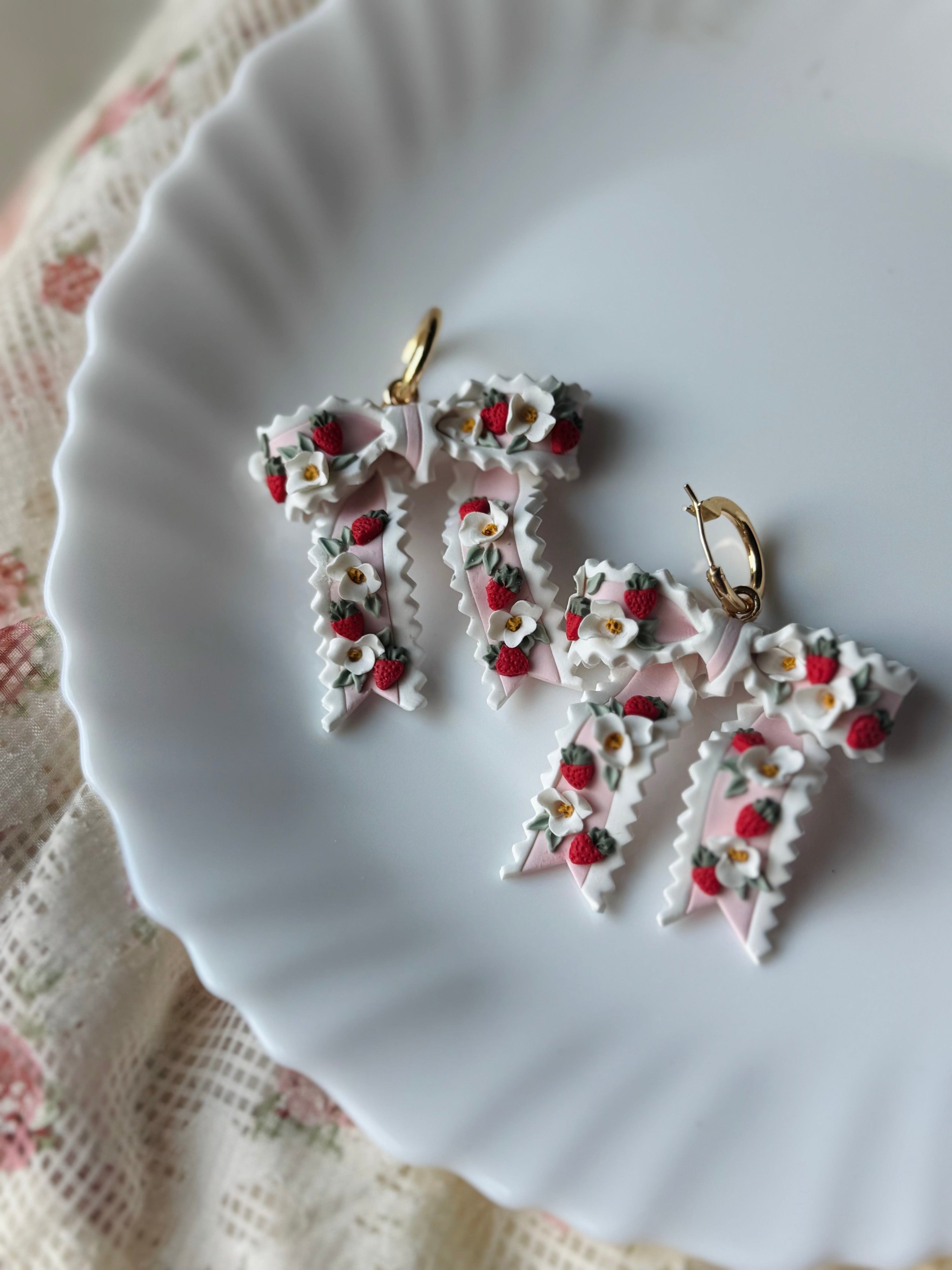 Shop Something Earthy Strawberry Ribbons