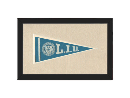 Americana Memories Vintage Pennants and Memorabilia Vintage Long Island University Pennant