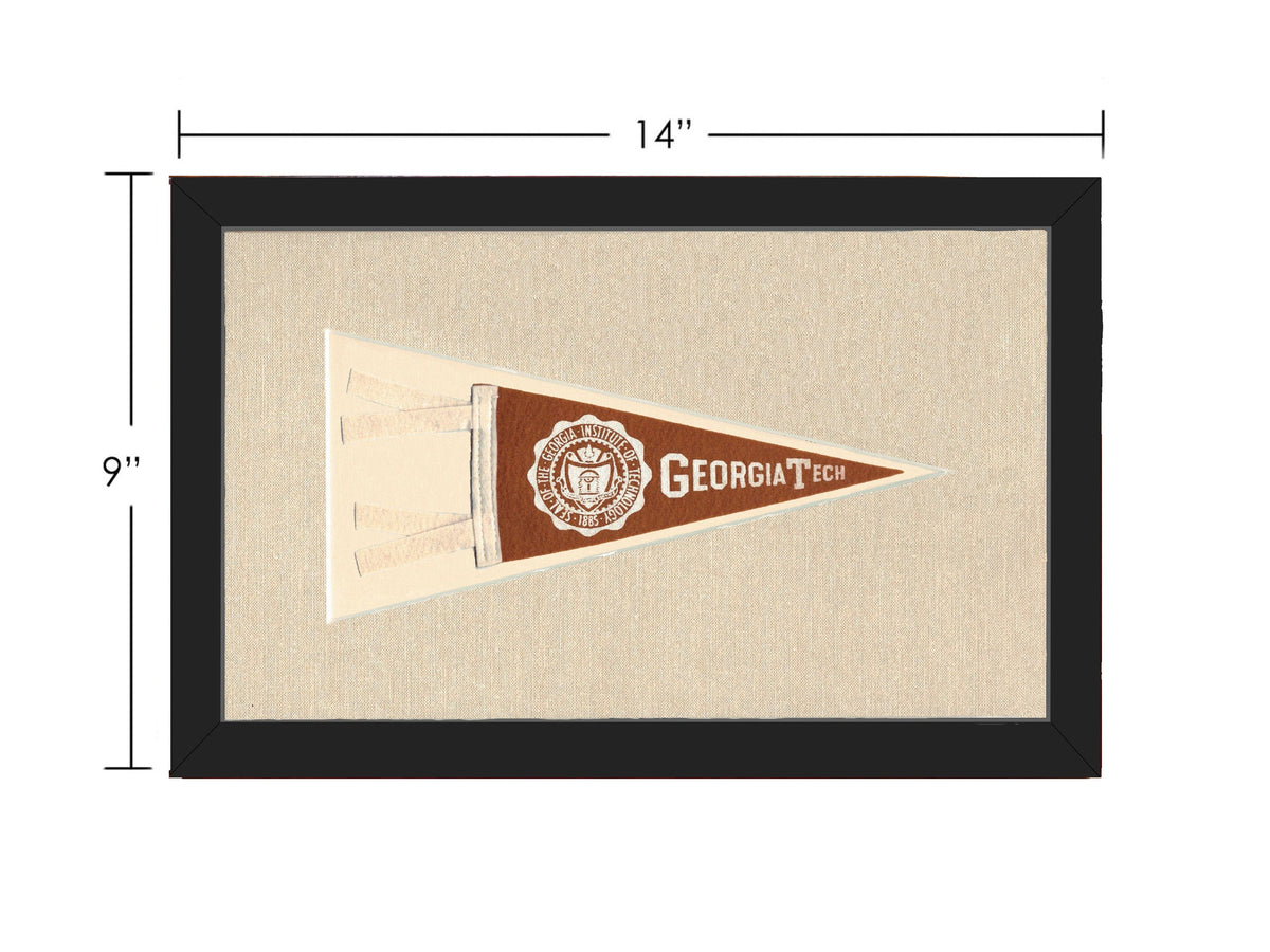 Americana Memories Vintage Pennants and Memorabilia Vintage Georgia Tech Pennant