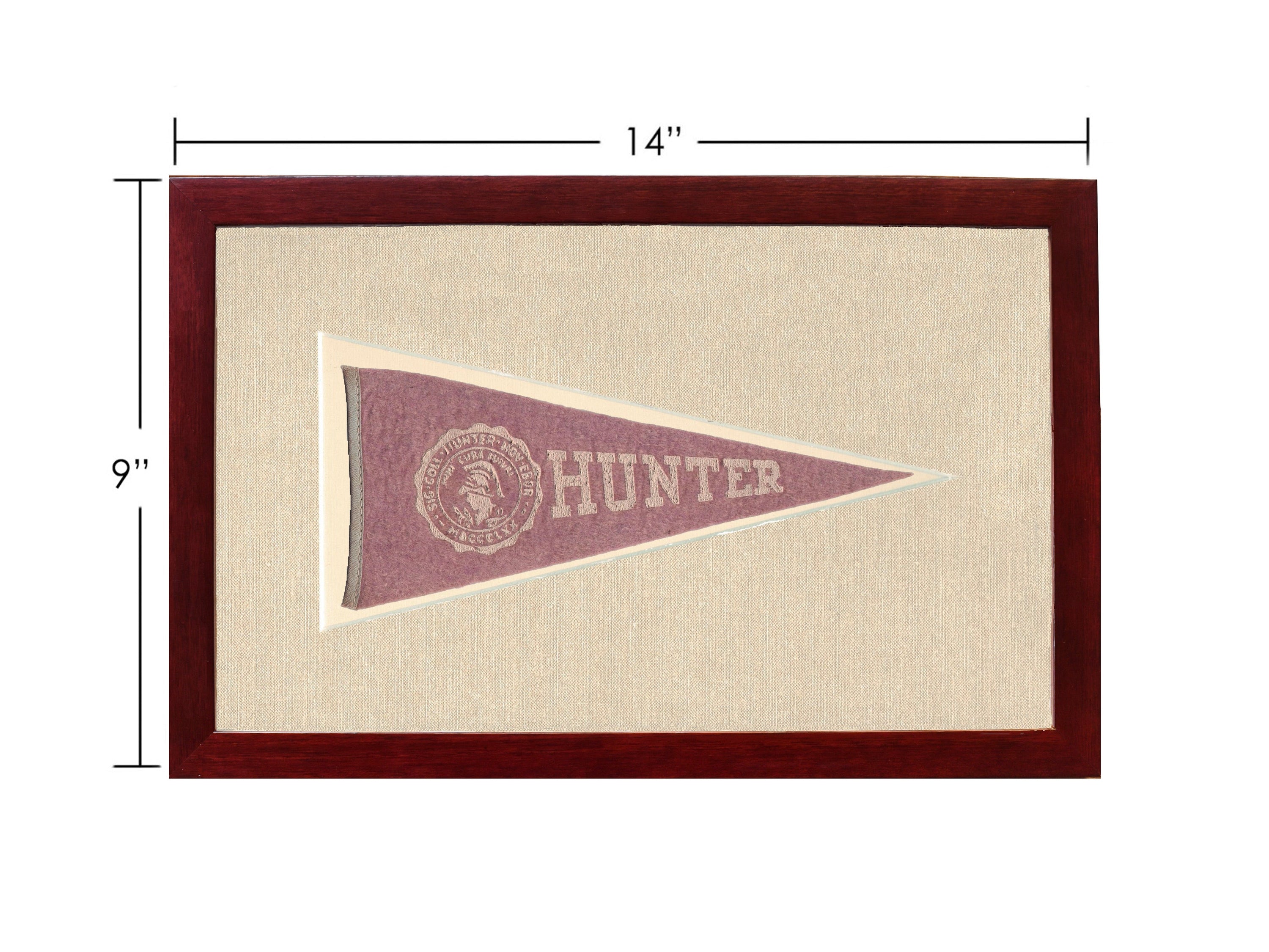 Vintage Hunter College Pennant