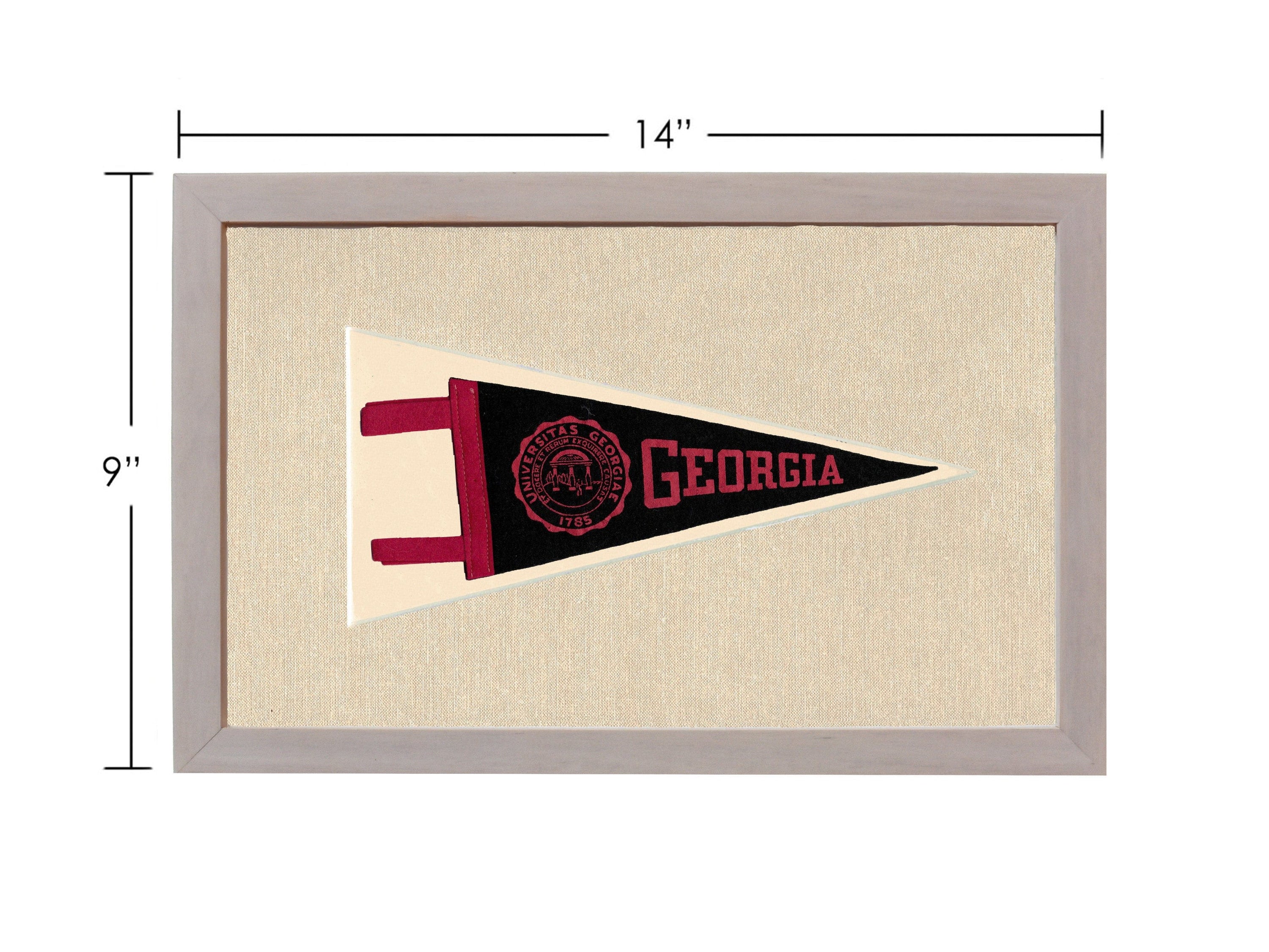 Americana Memories Vintage Pennants and Memorabilia Vintage University of Georgia Pennant