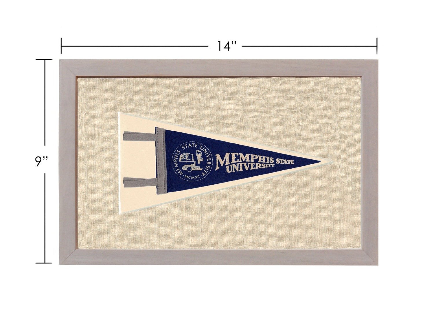 Americana Memories Vintage Pennants and Memorabilia Vintage Memphis State University Pennant