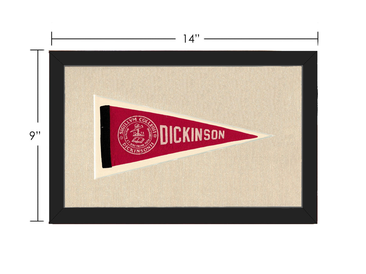 Americana Memories Vintage Pennants and Memorabilia Vintage Dickinson College Pennant