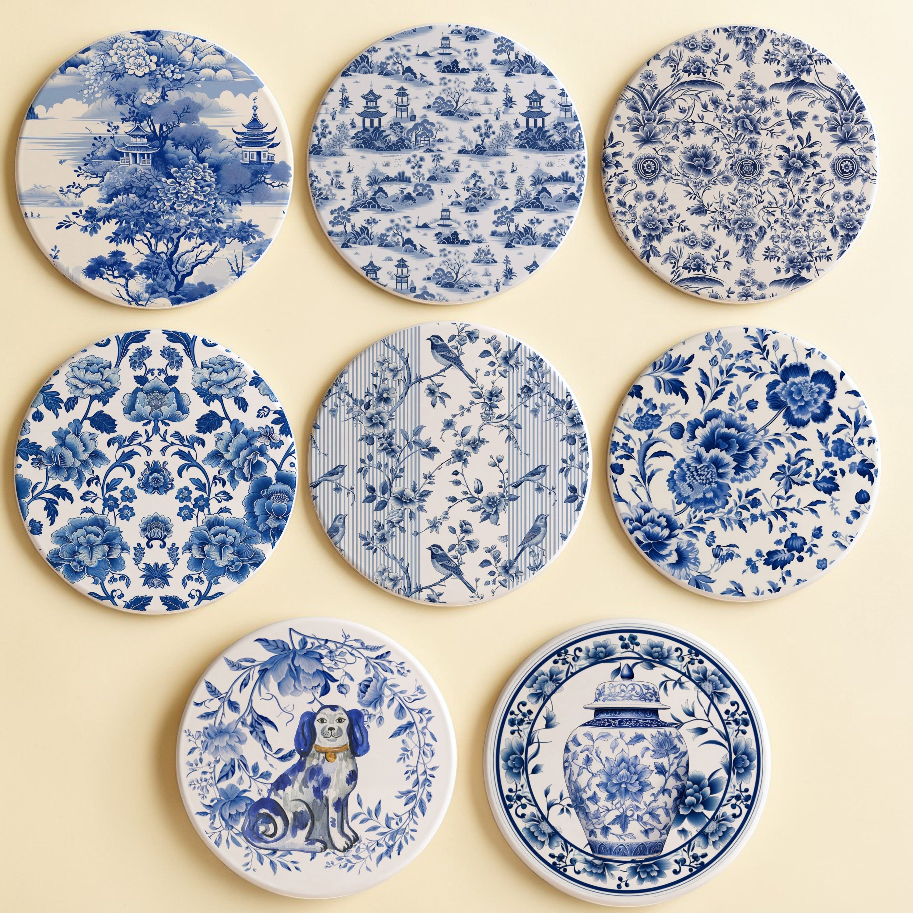 Gia Roma Coaster Chinoiserie Coasters