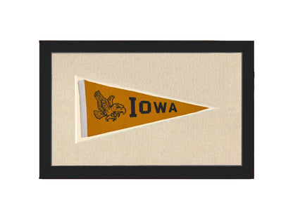Americana Memories Vintage Pennants and Memorabilia Vintage University of Iowa Pennant