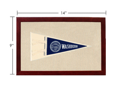 Americana Memories Vintage Pennants and Memorabilia Vintage Washburn University Pennant
