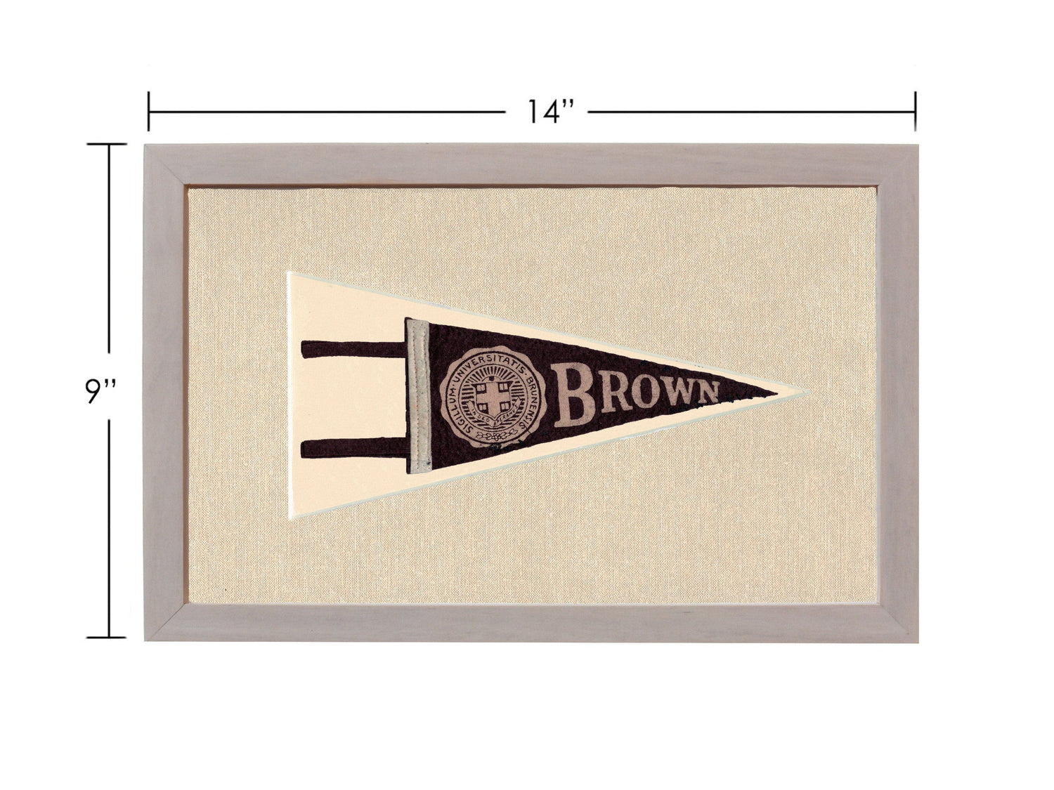 Americana Memories Vintage Pennants and Memorabilia Vintage Brown University Pennant