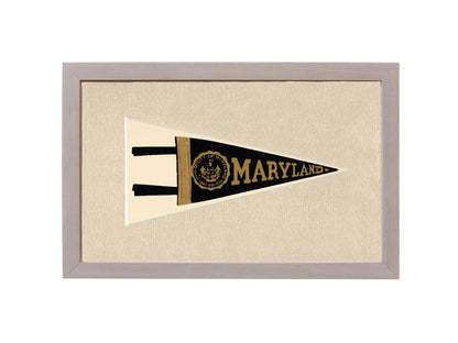 Vintage University of Maryland Pennant