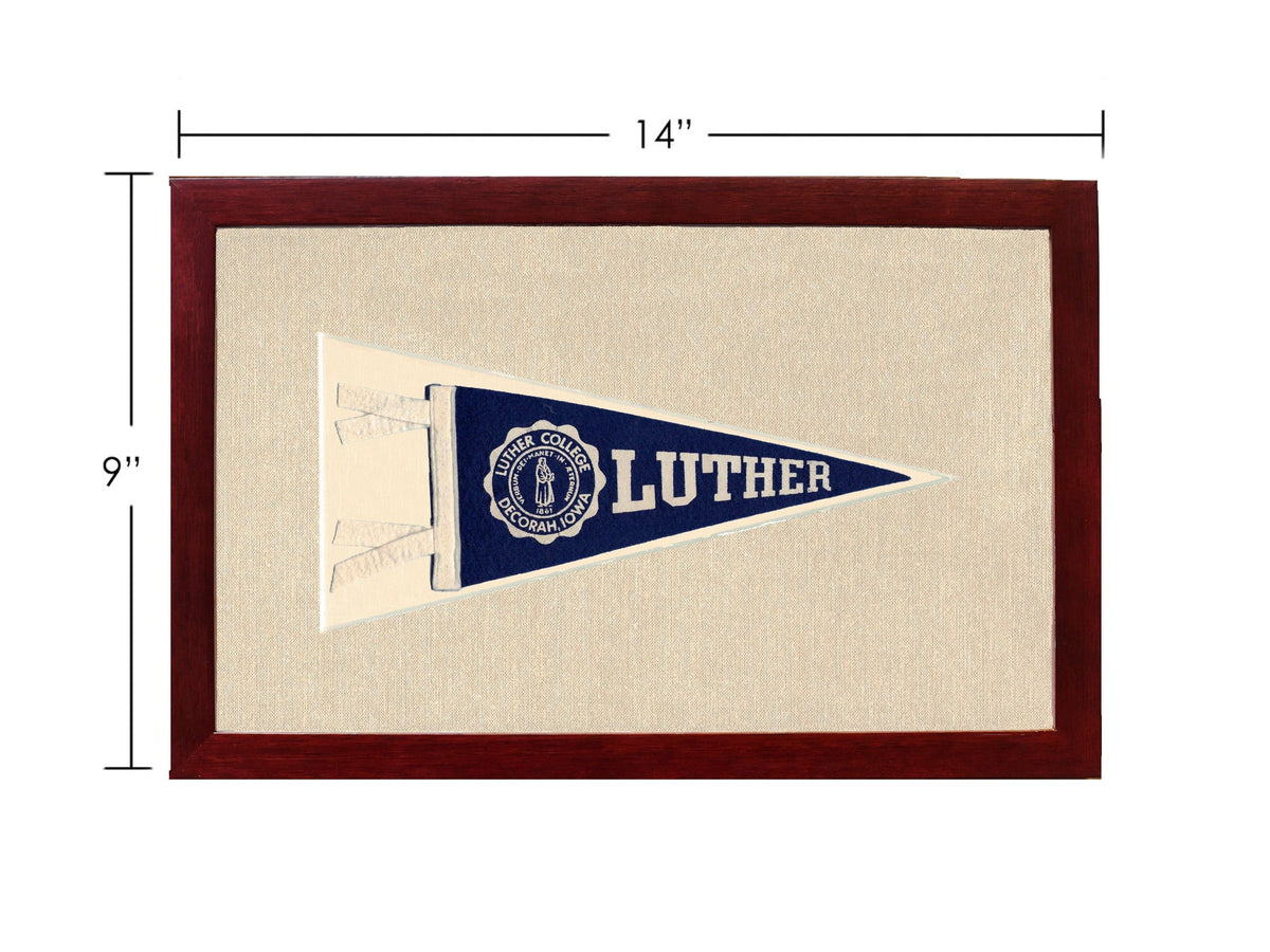 Americana Memories Vintage Pennants and Memorabilia Vintage Luther College Pennant