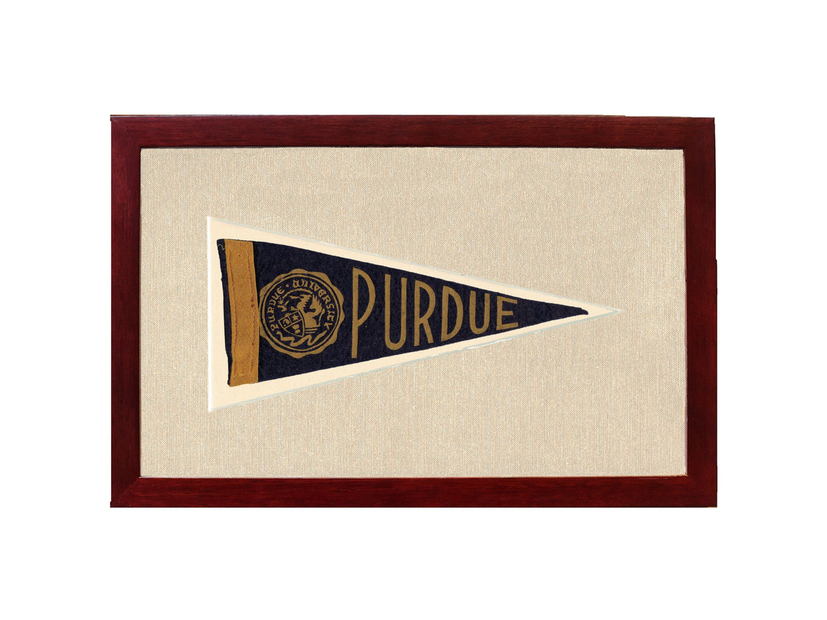 Americana Memories Vintage Pennants and Memorabilia Vintage Purdue Pennant