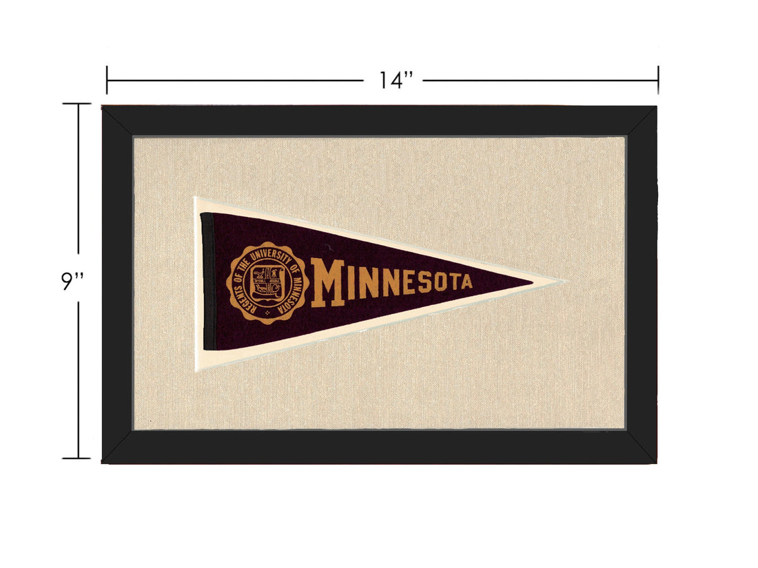 Americana Memories Vintage Pennants and Memorabilia Vintage Minnesota Pennant