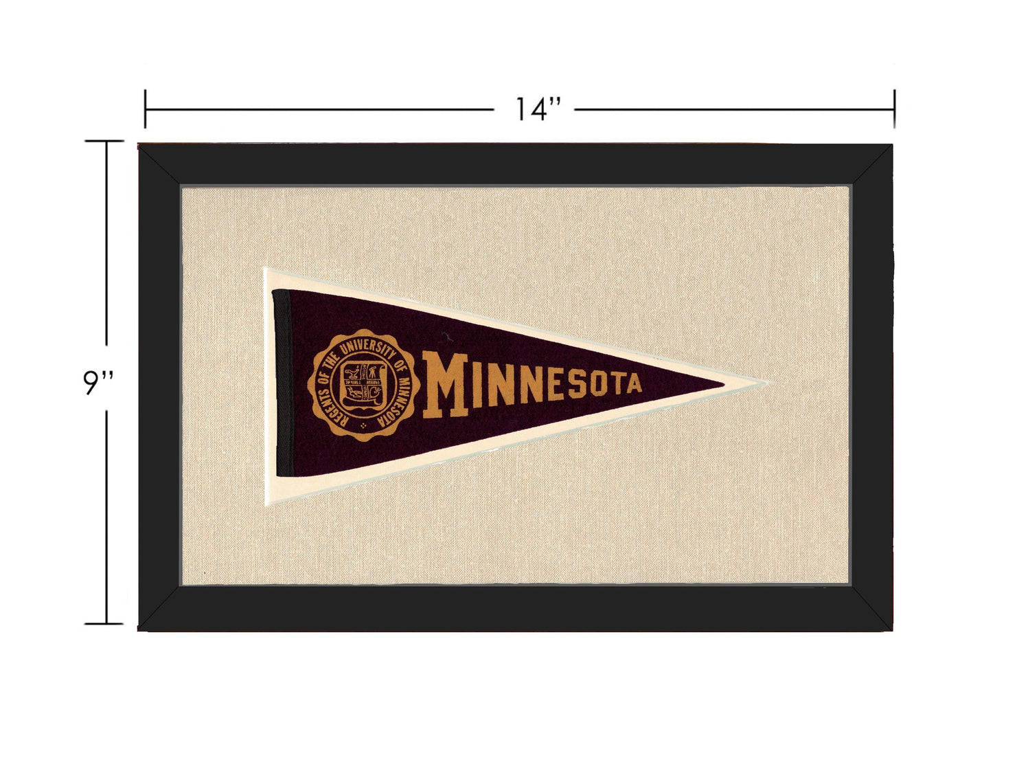 Americana Memories Vintage Pennants and Memorabilia Vintage Minnesota Pennant