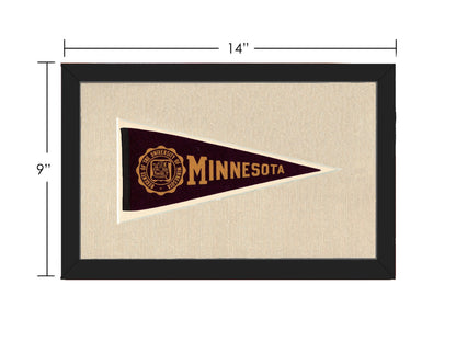 Americana Memories Vintage Pennants and Memorabilia Vintage Minnesota Pennant