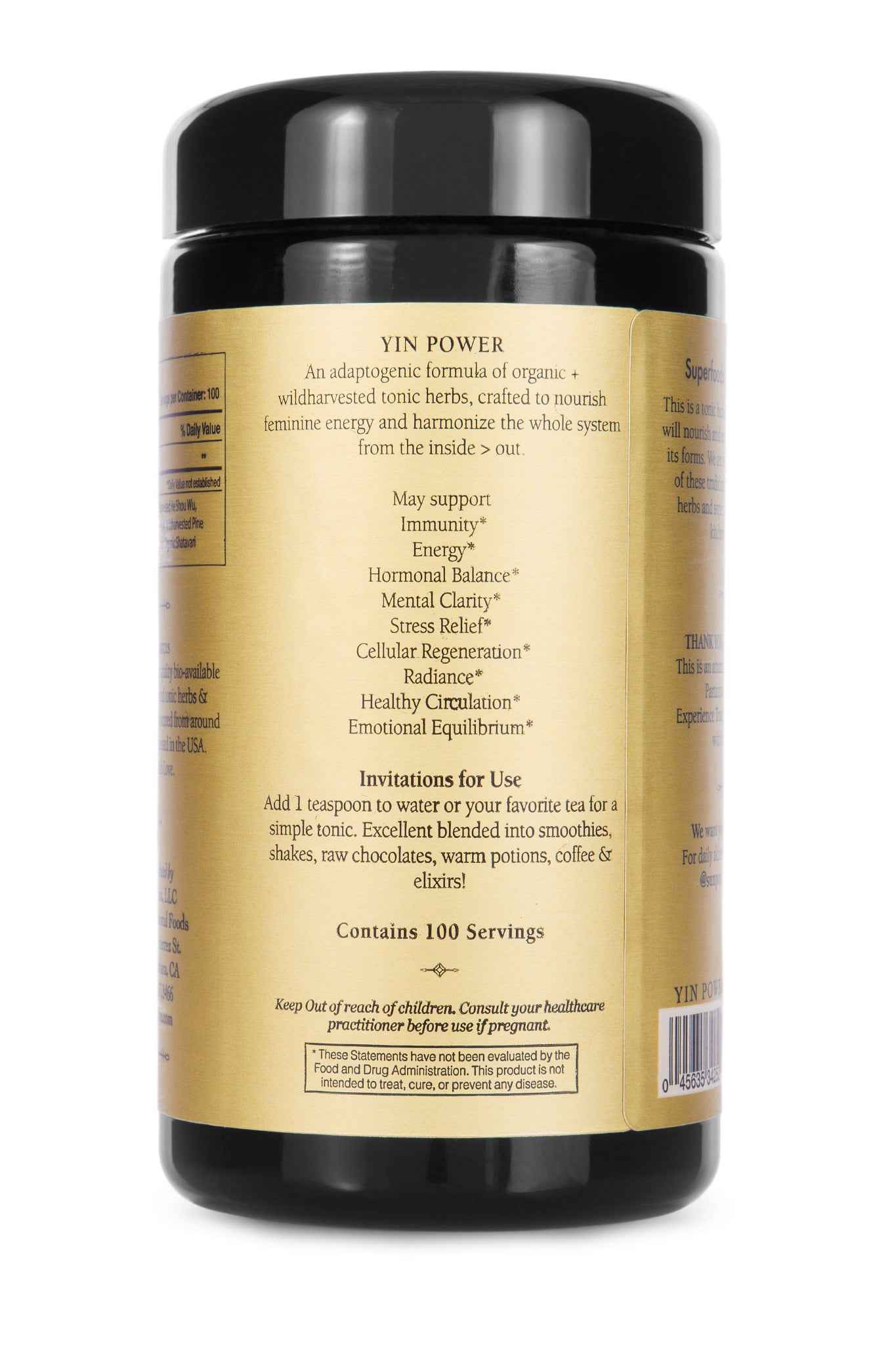 Sun Potion Adaptogen YIN POWER