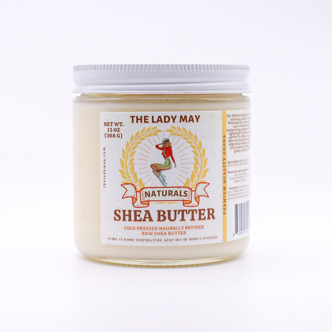 100% Naturally Refined Pure Shea Butter – Hydrating &amp; Nourishing for Skin, Hair, &amp; DIY Beauty