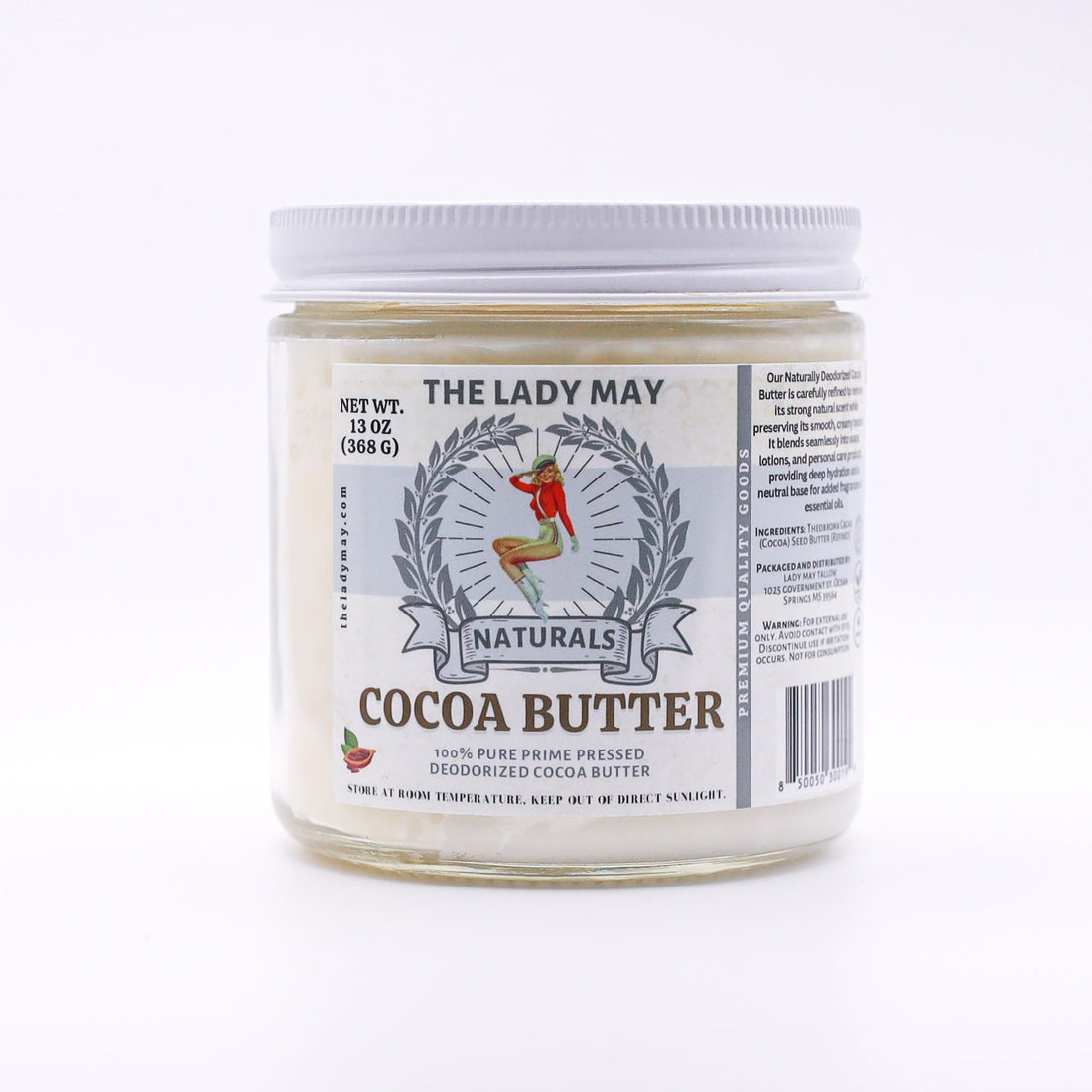 100% Pure Naturally Deodorized Cocoa Butter – Moisturizing &amp; Skin-Nourishing