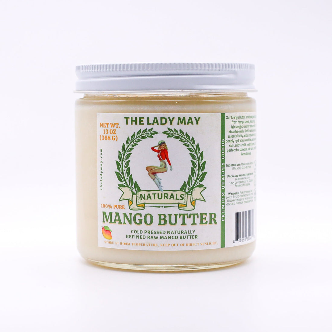 100% Pure Cold-Pressed Mango Butter – Naturally Refined, Moisturizing &amp; Nourishing
