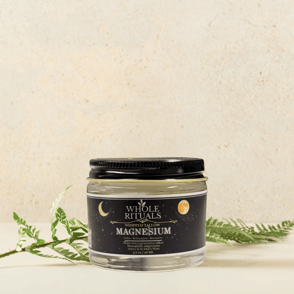Whole Rituals Face Moisturizer 2.3oz / 68ML / 1 Jar Magnesium Tallow Balm Whipped Deep Relaxation