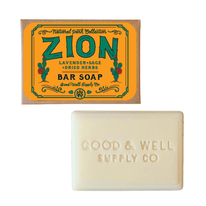 Good &amp; Well Supply Co Bar Soap Zion National Park Bar Soap