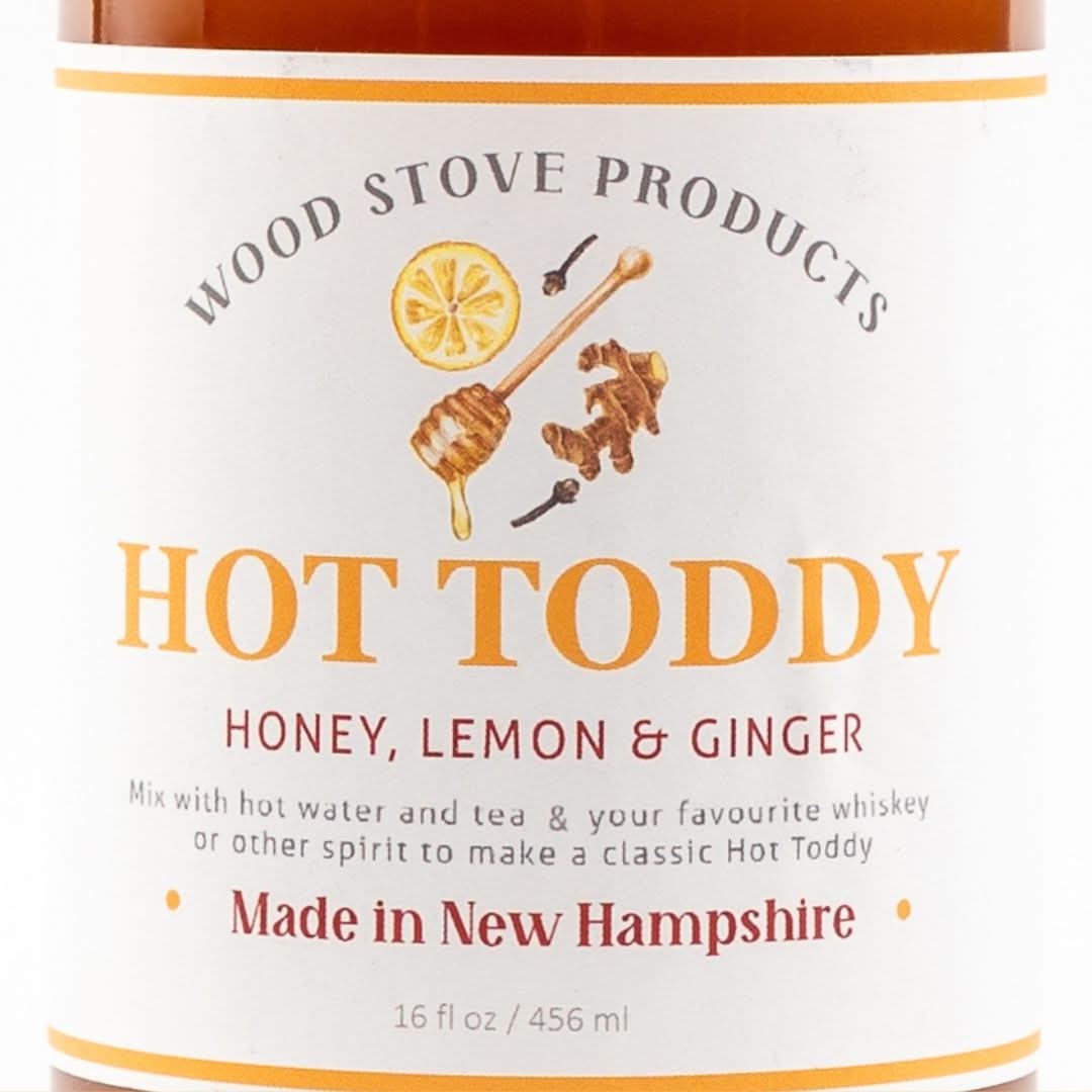Wood Stove Kitchen Cocktail and Drink Mixers Honey, Lemon &amp; Ginger Syrup, 16oz