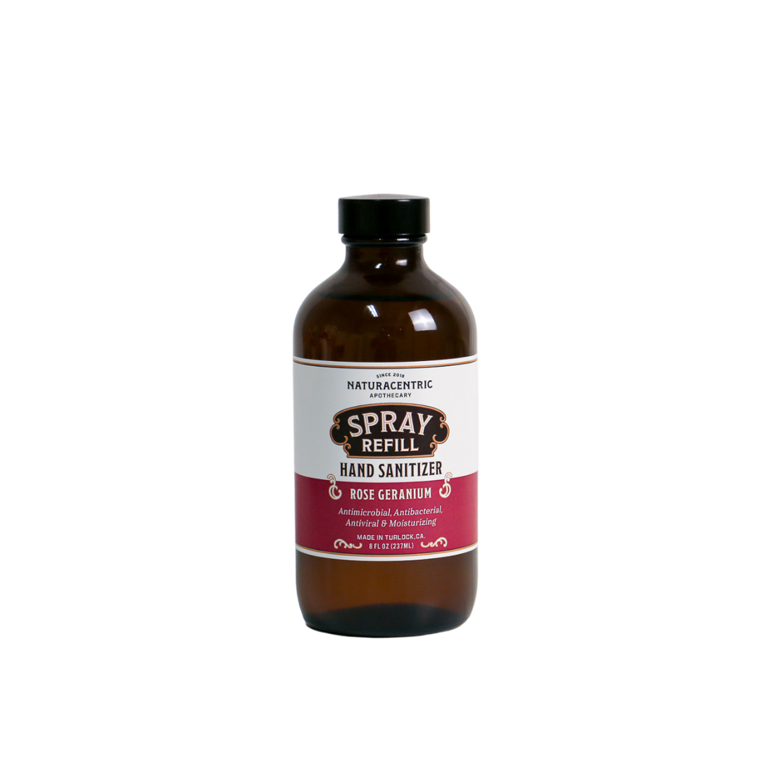 Rose Geranium Essential Oil Based Hand Sanitizer Spray