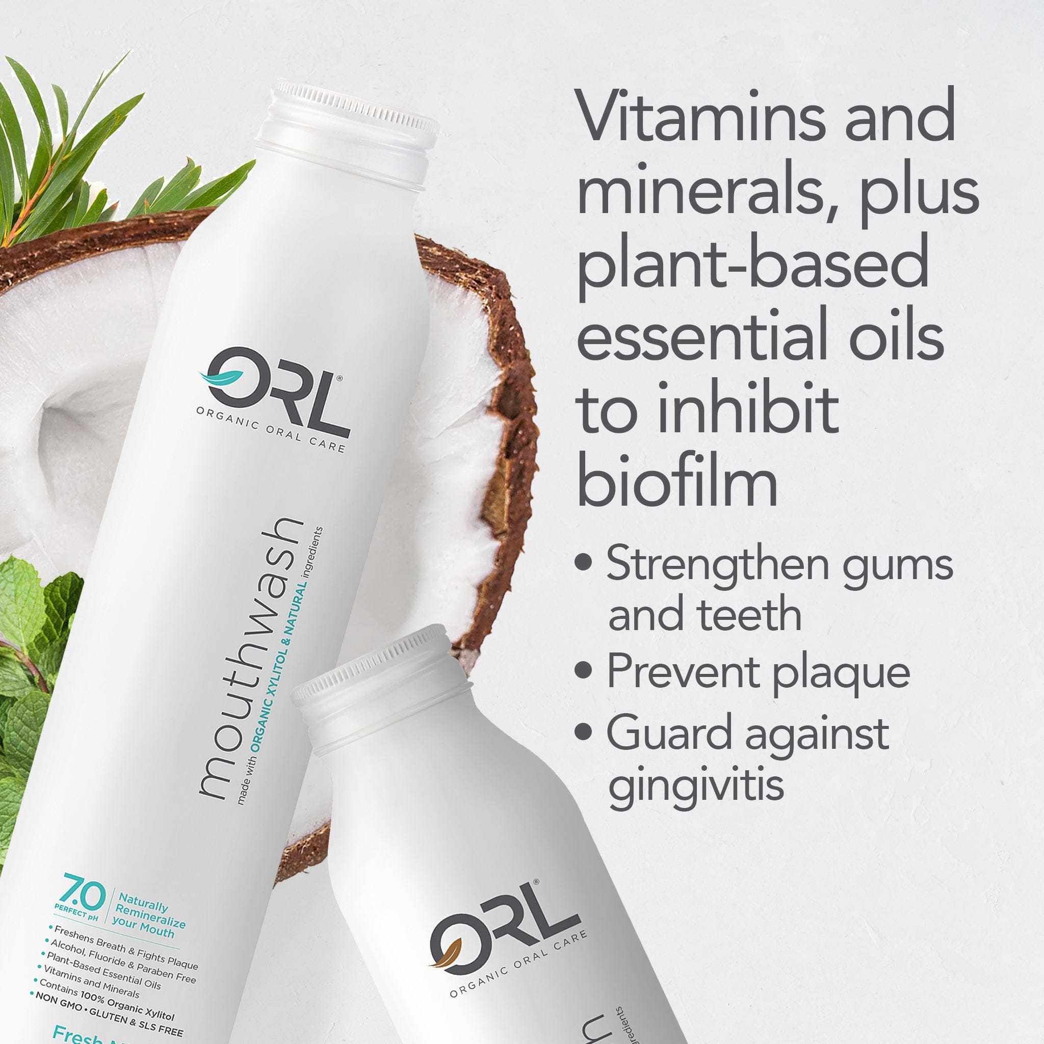 ORL Mouthwash Natural Mouthwash made with the Finest Clean Ingredients