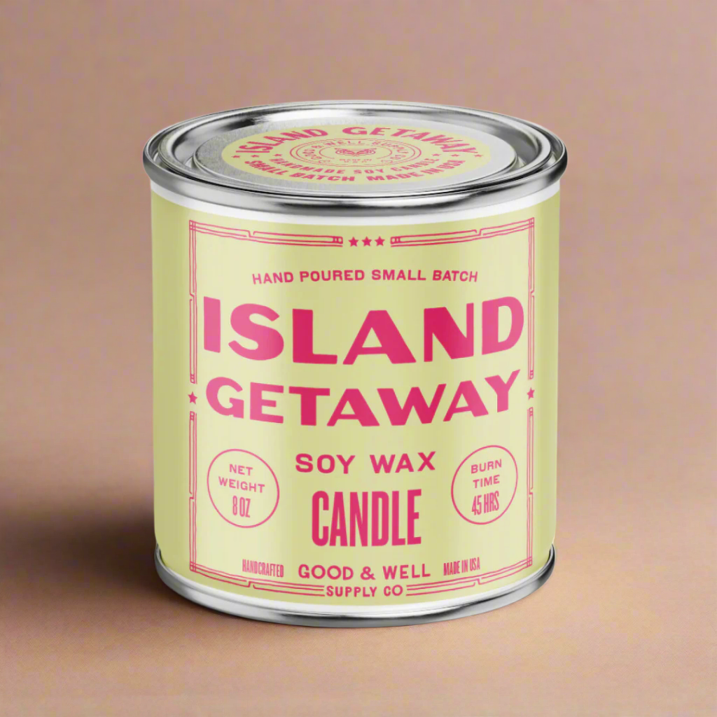 Island Getaway Happy Place Candle - My American Goods
