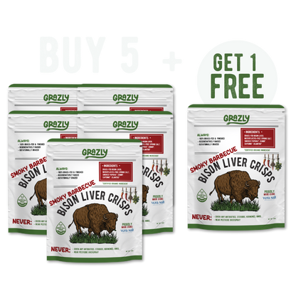 Bison Liver Crisps - 100% Grass-Fed/Finished - My American Goods