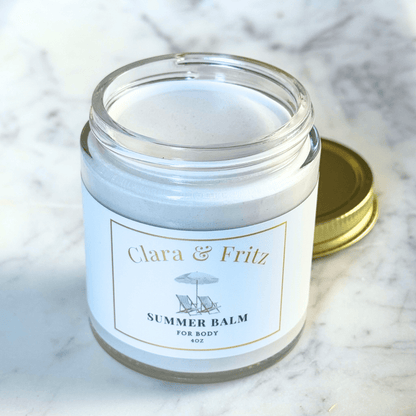 Clara &amp; Fritz 2-pack / 4oz Summer Balm for Body with Zinc Oxide