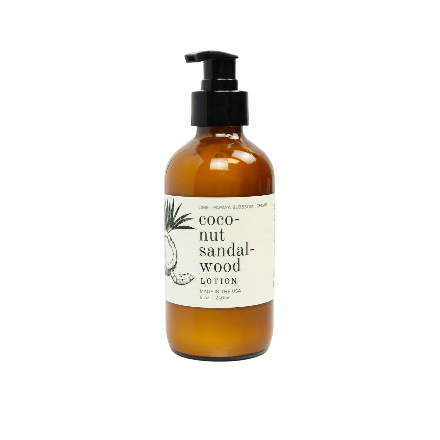 Coconut Sandalwood Body Lotion - My American Goods