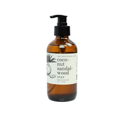 Broken Top Brands Liquid Soap 8 oz Coconut Sandalwood Liquid Soap