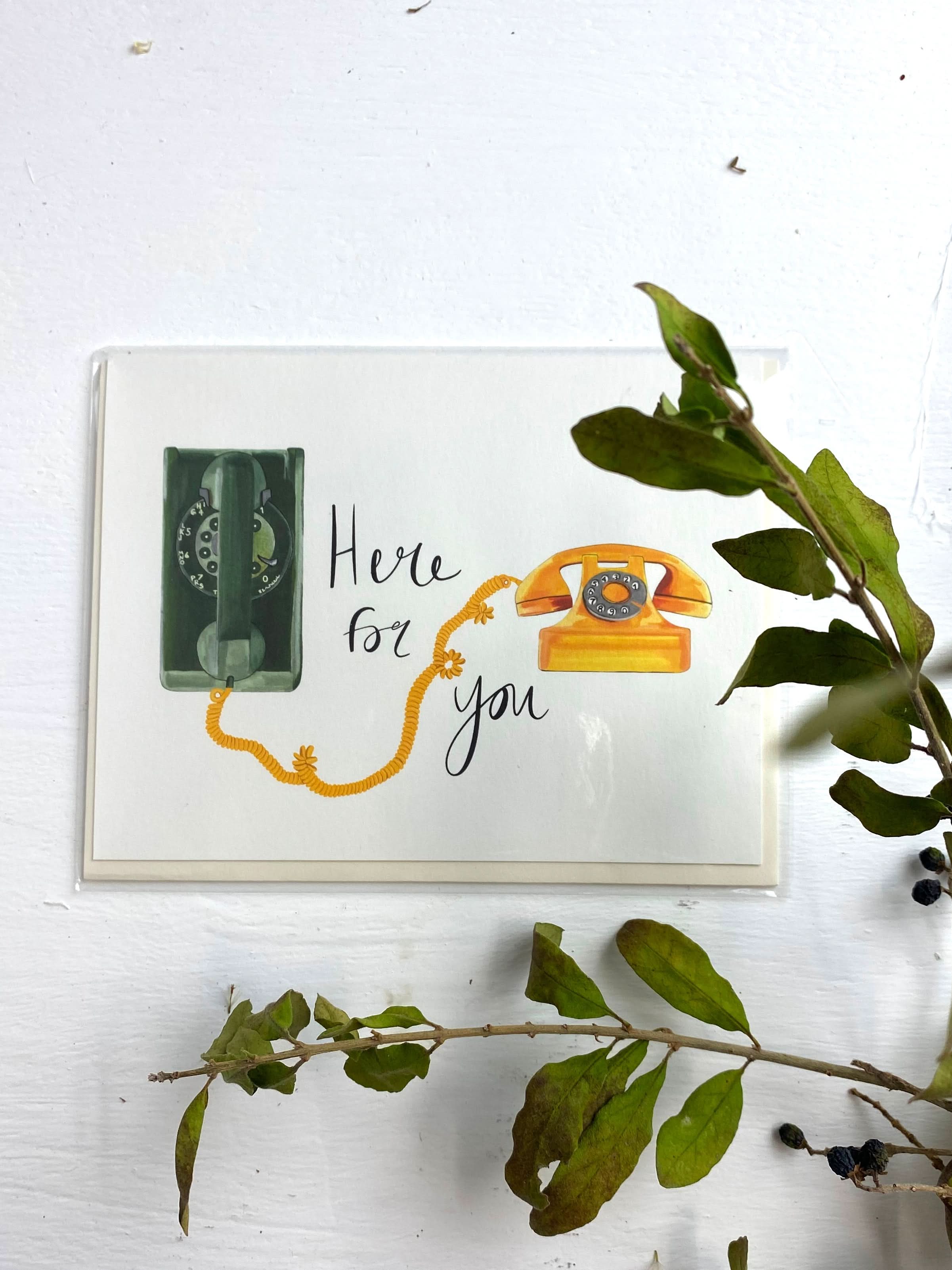 Ash &amp; Rose Card Here for You Card
