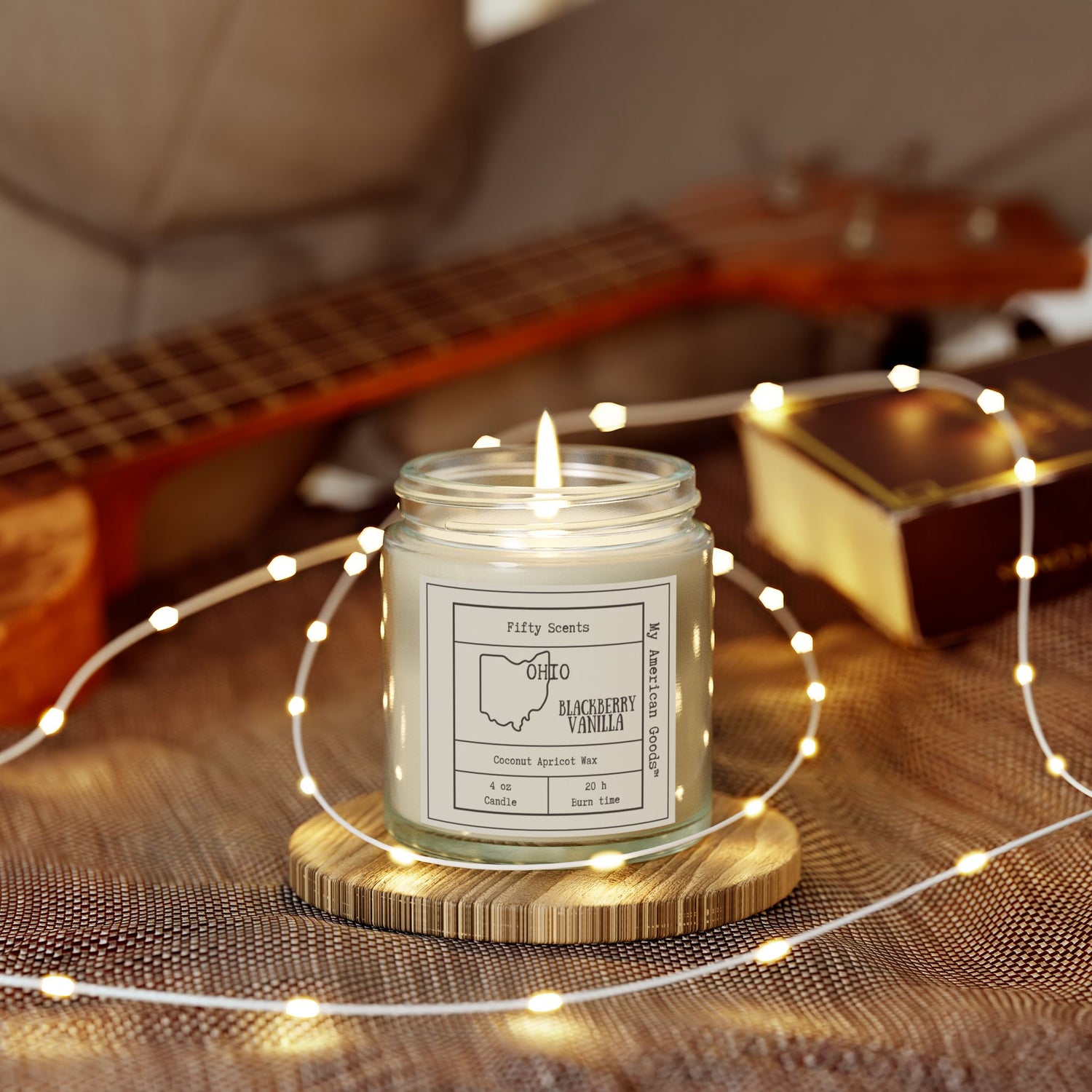 Ohio - Coconut Apricot Wax in Blackberry Vanilla | Eco-Friendly Home Fragrance - My American Goods