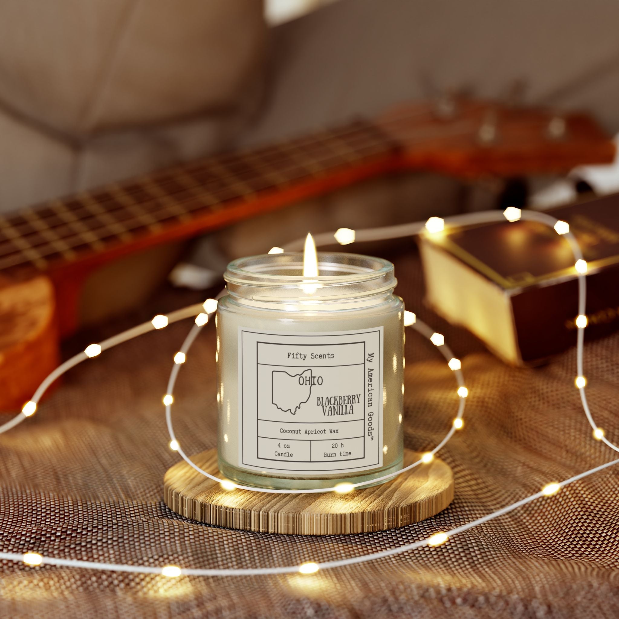 Ohio - Coconut Apricot Wax in Blackberry Vanilla | Eco-Friendly Home Fragrance - My American Goods