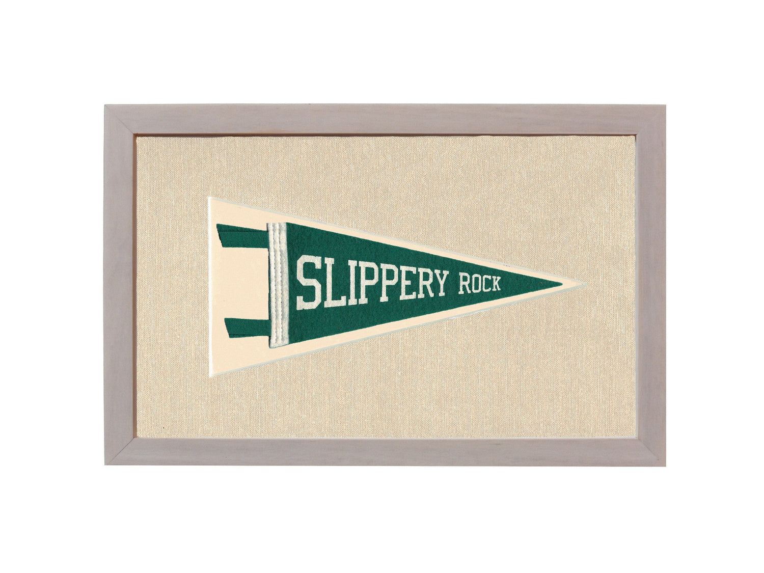 Americana Memories Vintage Pennants and Memorabilia Vintage Slippery Rock University Pennant