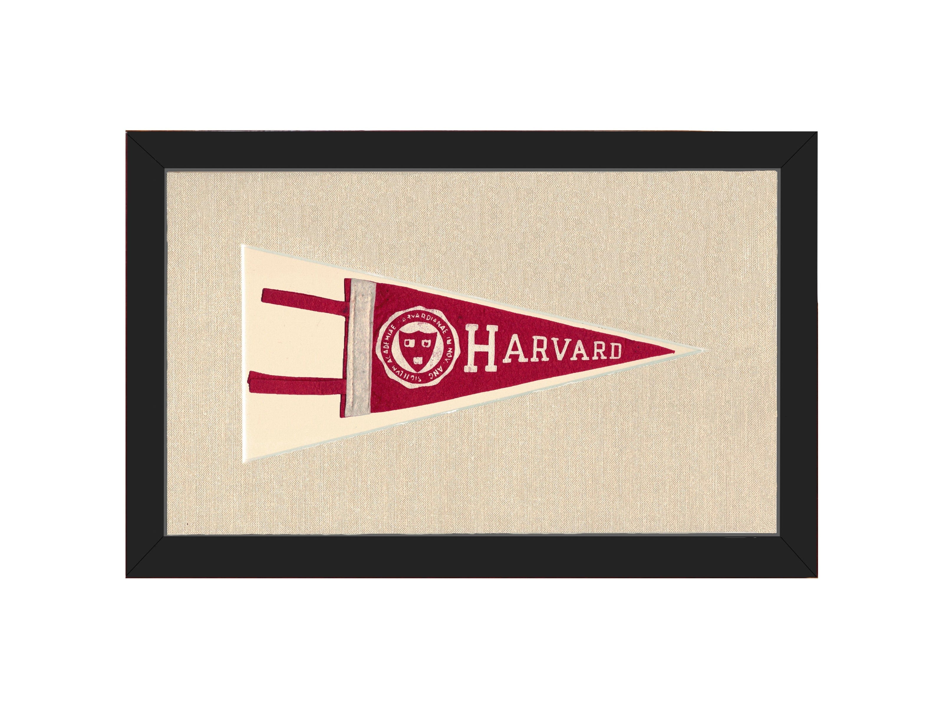 Vintage Harvard Pennant