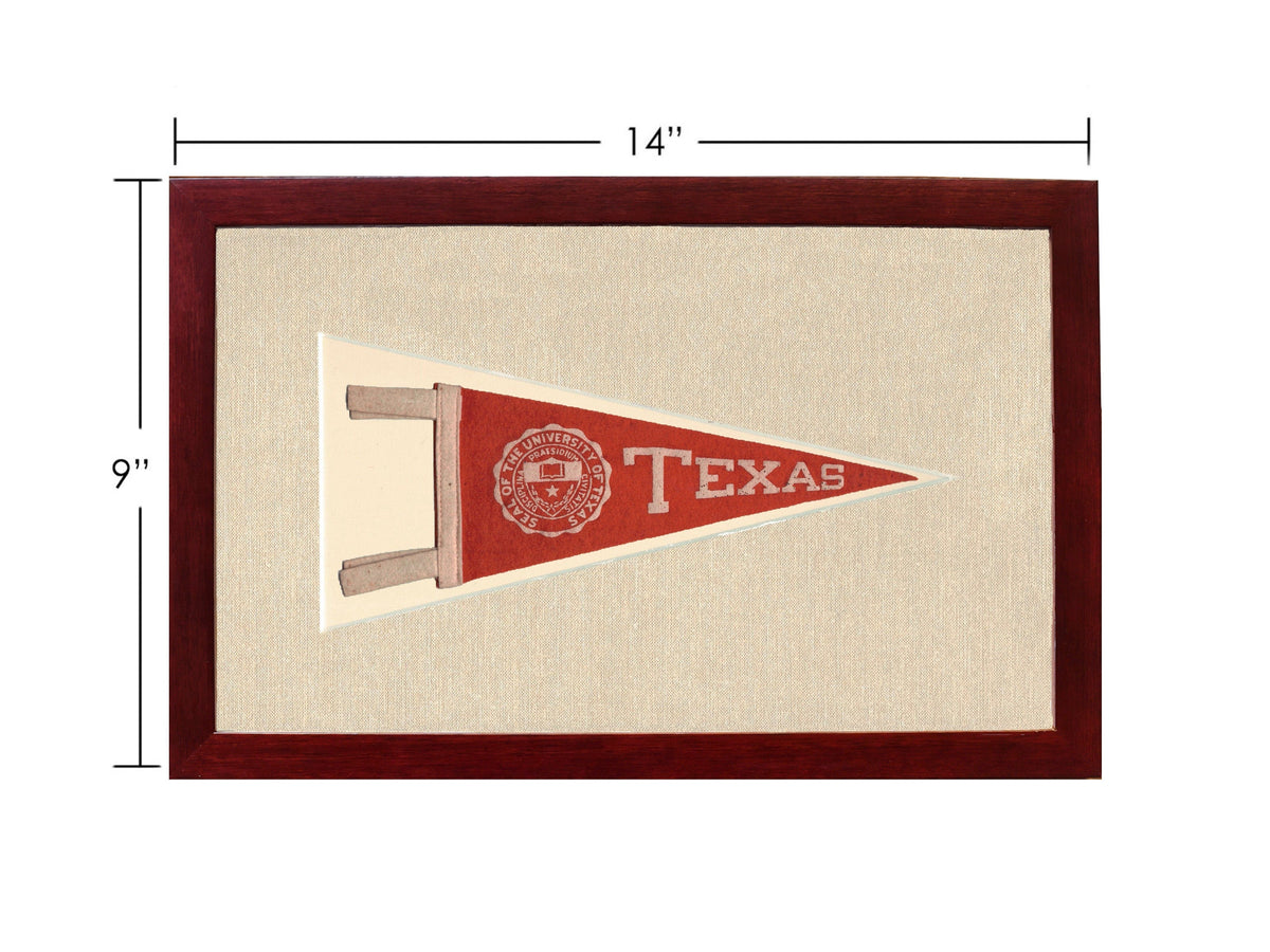 Americana Memories Vintage Pennants and Memorabilia Vintage University of Texas Pennant