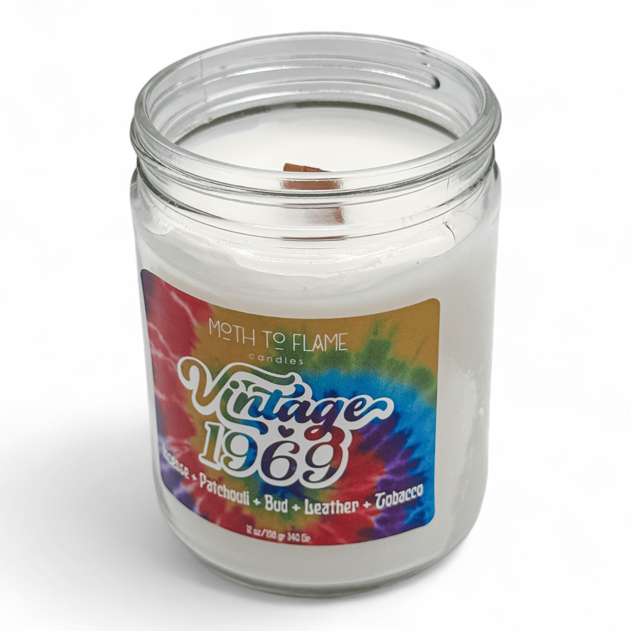 Moth to Flame Candles Candles Vintage 1969 – 7 oz / 12 oz Candle