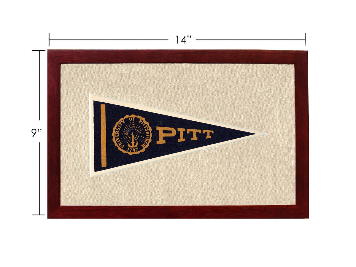 Vintage University of Pittsburgh Pennant