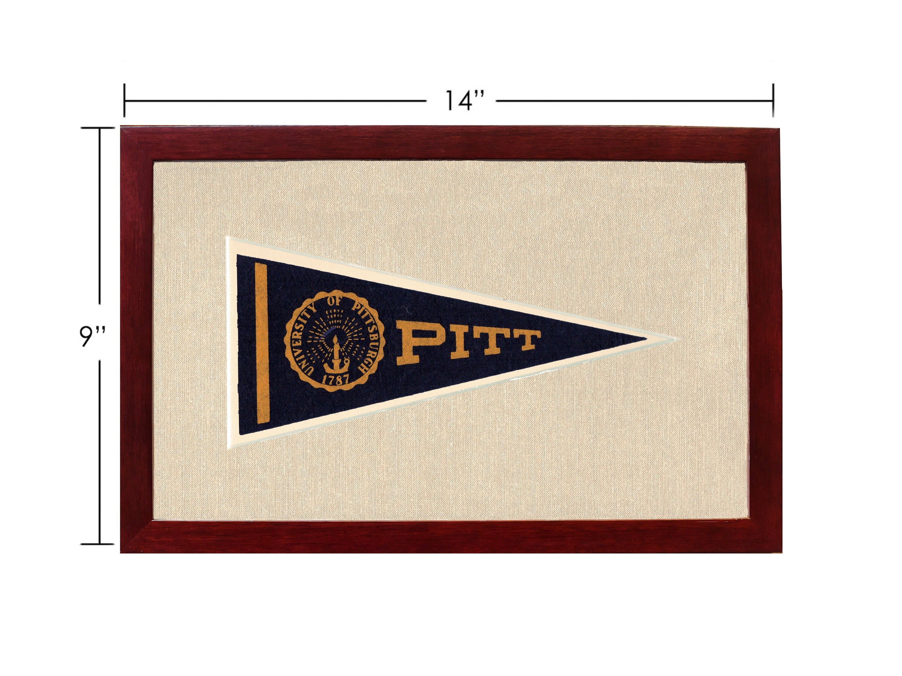 Vintage University of Pittsburgh Pennant