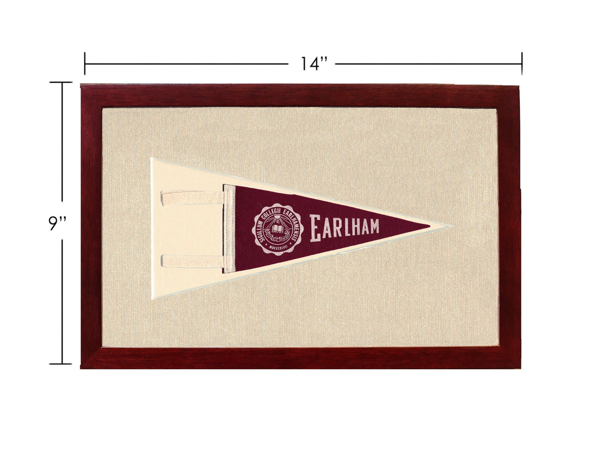 Americana Memories Vintage Pennants and Memorabilia Vintage Earlham College Pennant